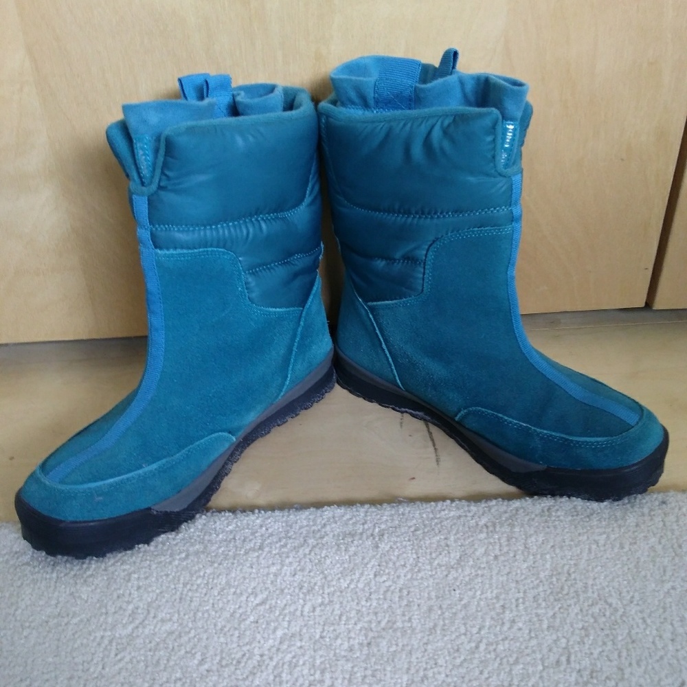 Teal Lands' End snow boots ❄️